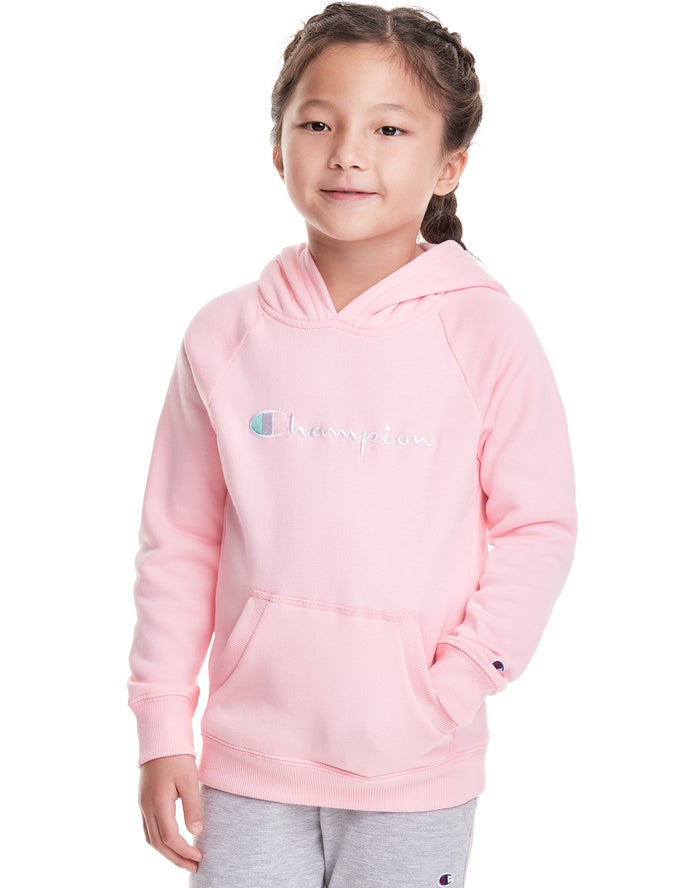 Sudadera Con Capucha Champion Niña - Toddler Fleece Raglan Embroidered Logo ( Rosas ) 6841079-CD